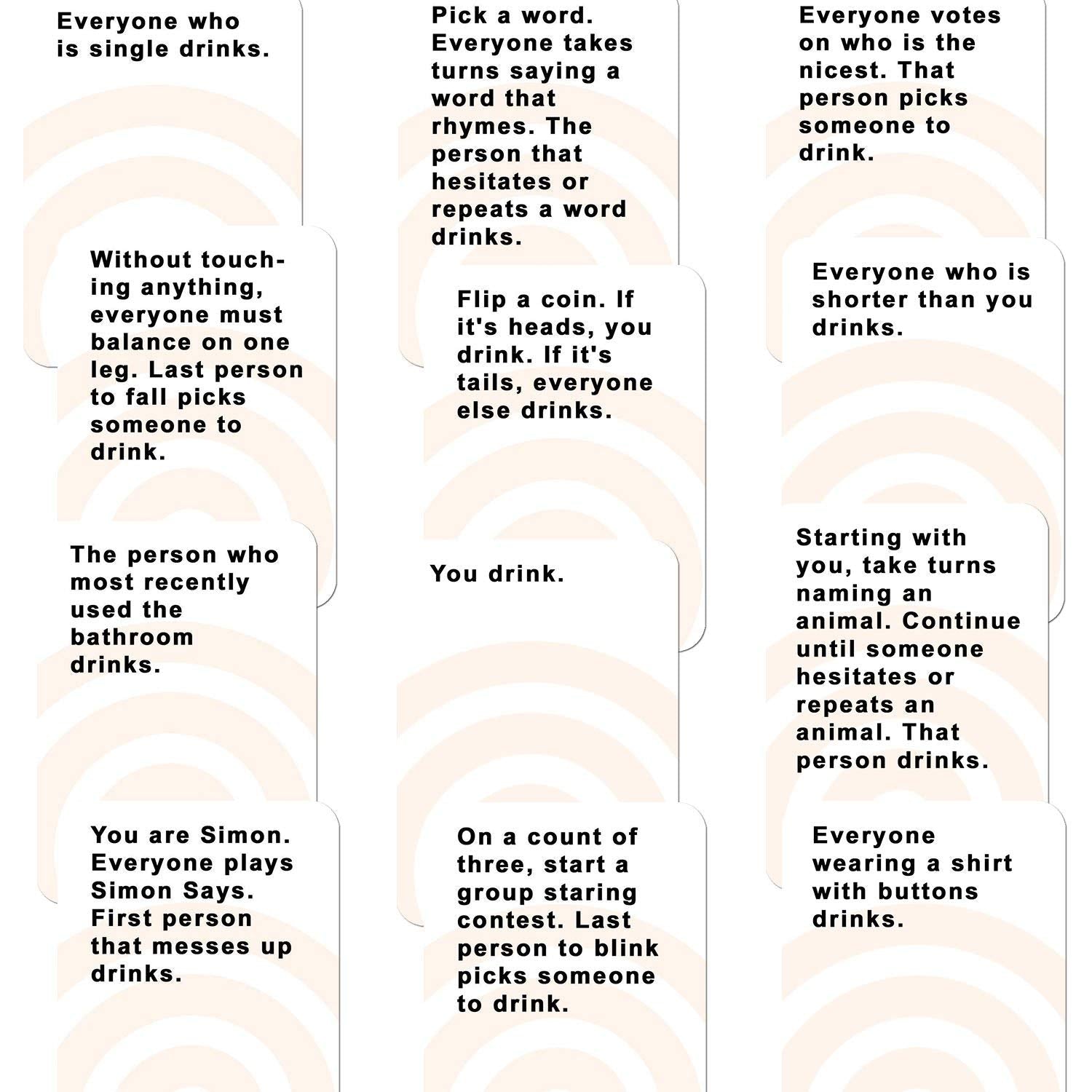 KIDS MANDI logo on "These Cards Will Get You Drunk" game.