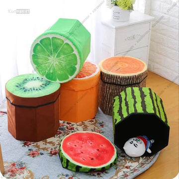 Fruit Design Storage Seat Box Cum Stool