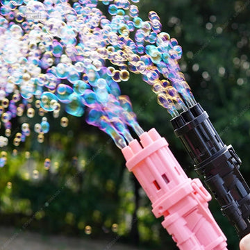 8-Hole Battery Operated Bubbles Gun