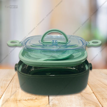 Bento Style Stainless Steel Thermos Type Lunch Box