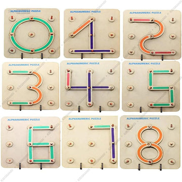 Wooden Alphabets Construction Puzzle
