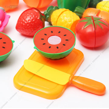 Sliceable Fruits and Vegetable Cutting Toys