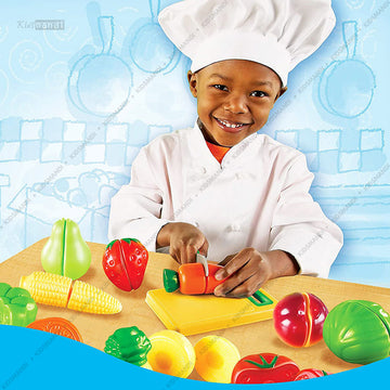 Sliceable Fruits and Vegetable Cutting Toys