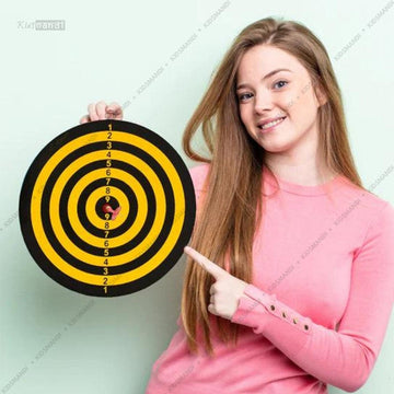 Magnetic Score Dart Board with Soft Darts