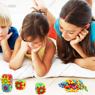 Interlocking puzzle toys