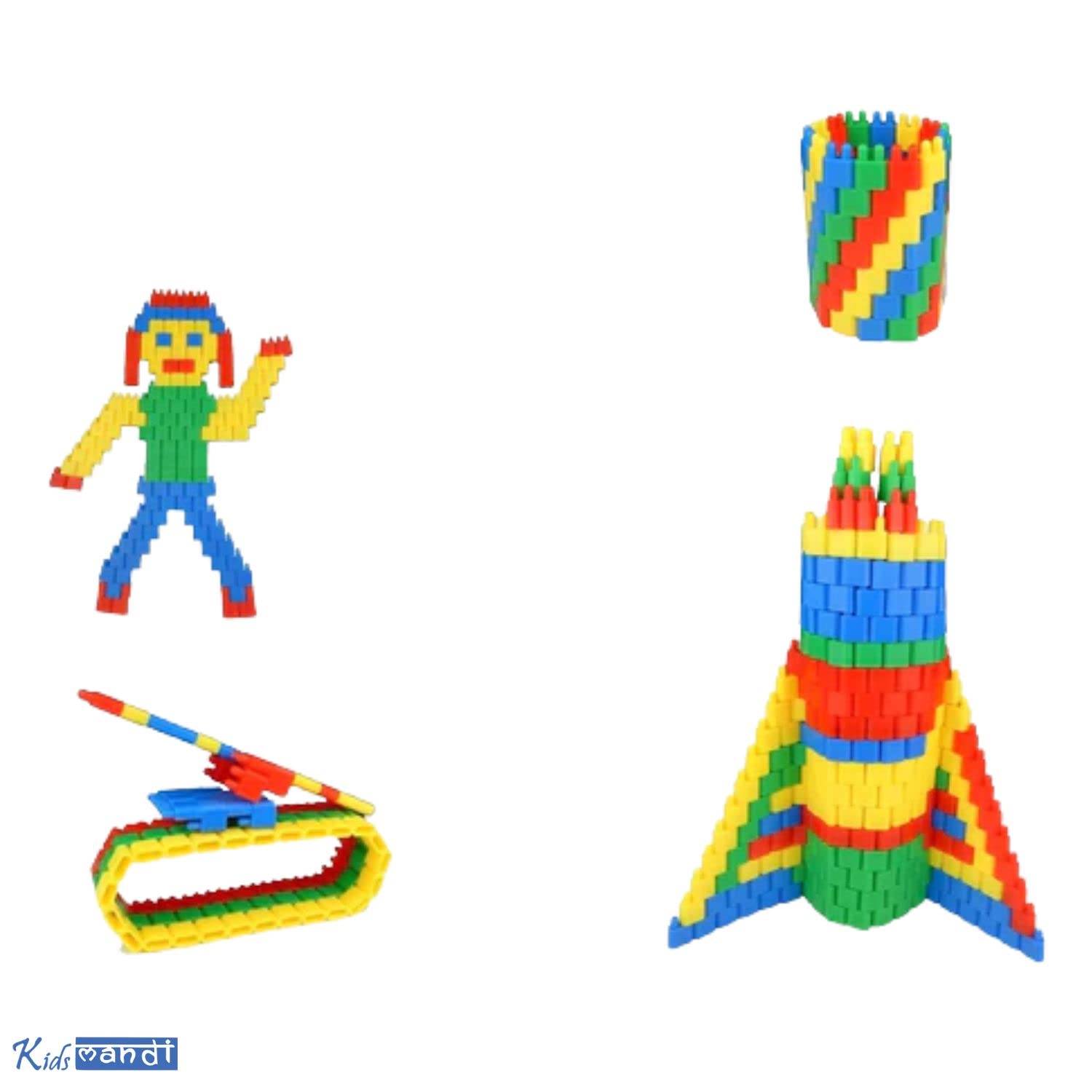 Kids Mandi - 88 pcs building blocks educational toy.