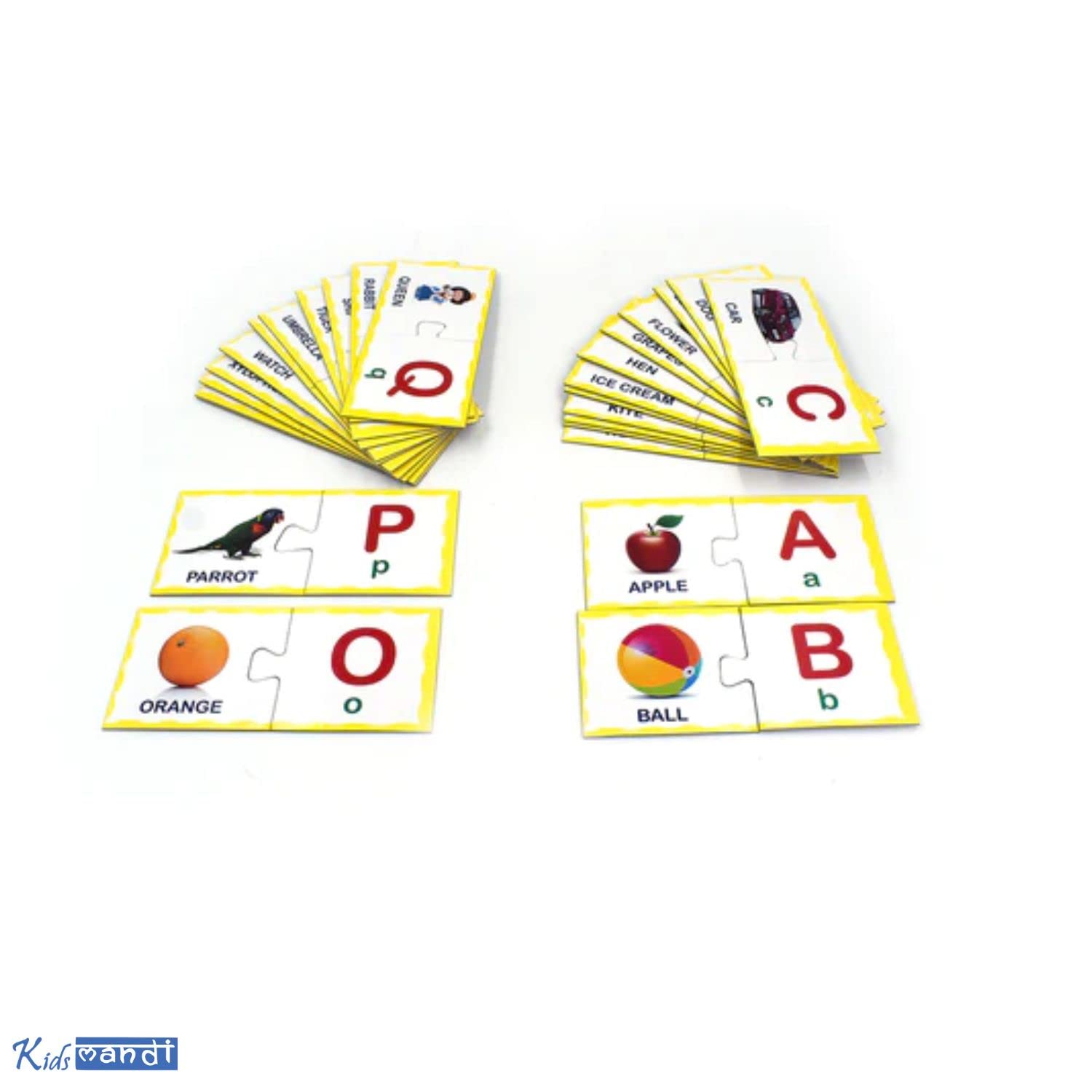Kids Mandi Alphabet Fun 52 Piece Matching Puzzle Toy