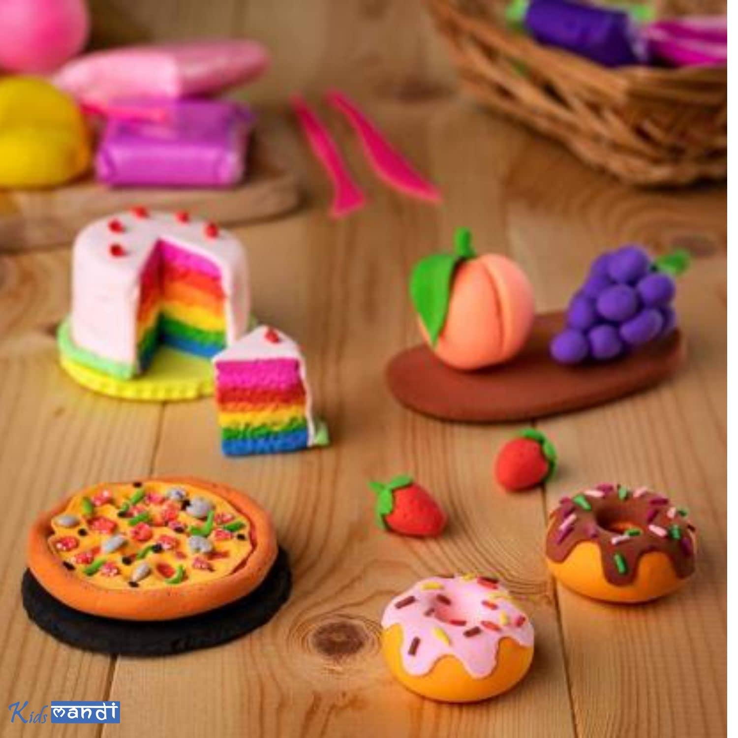 Kids Mandi dough compound case of colors non-toxic assorted ages 2 and up multicolor.