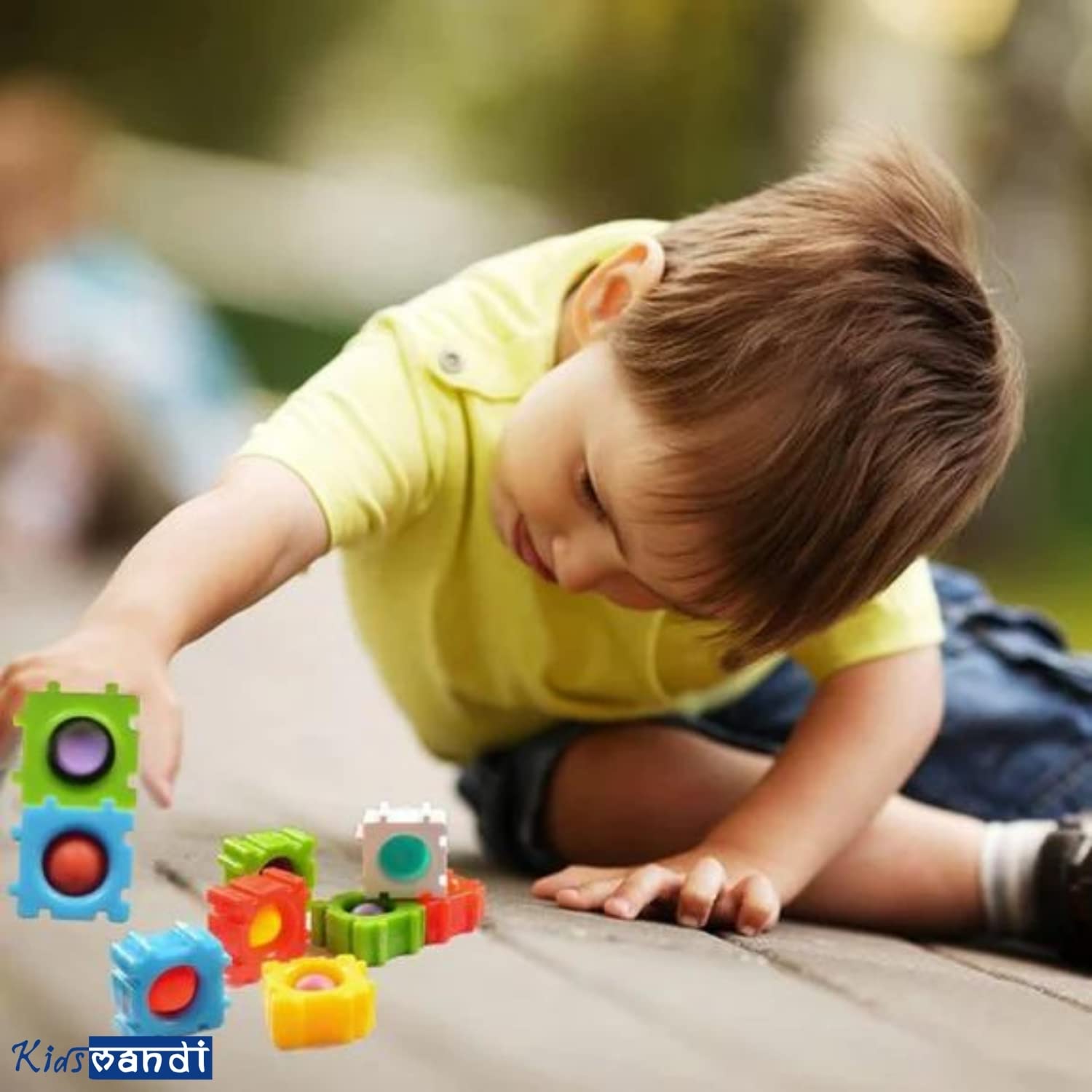 Kids Mandi Push Pop Puzzle- Booster Brain Development Tool Pack of 30