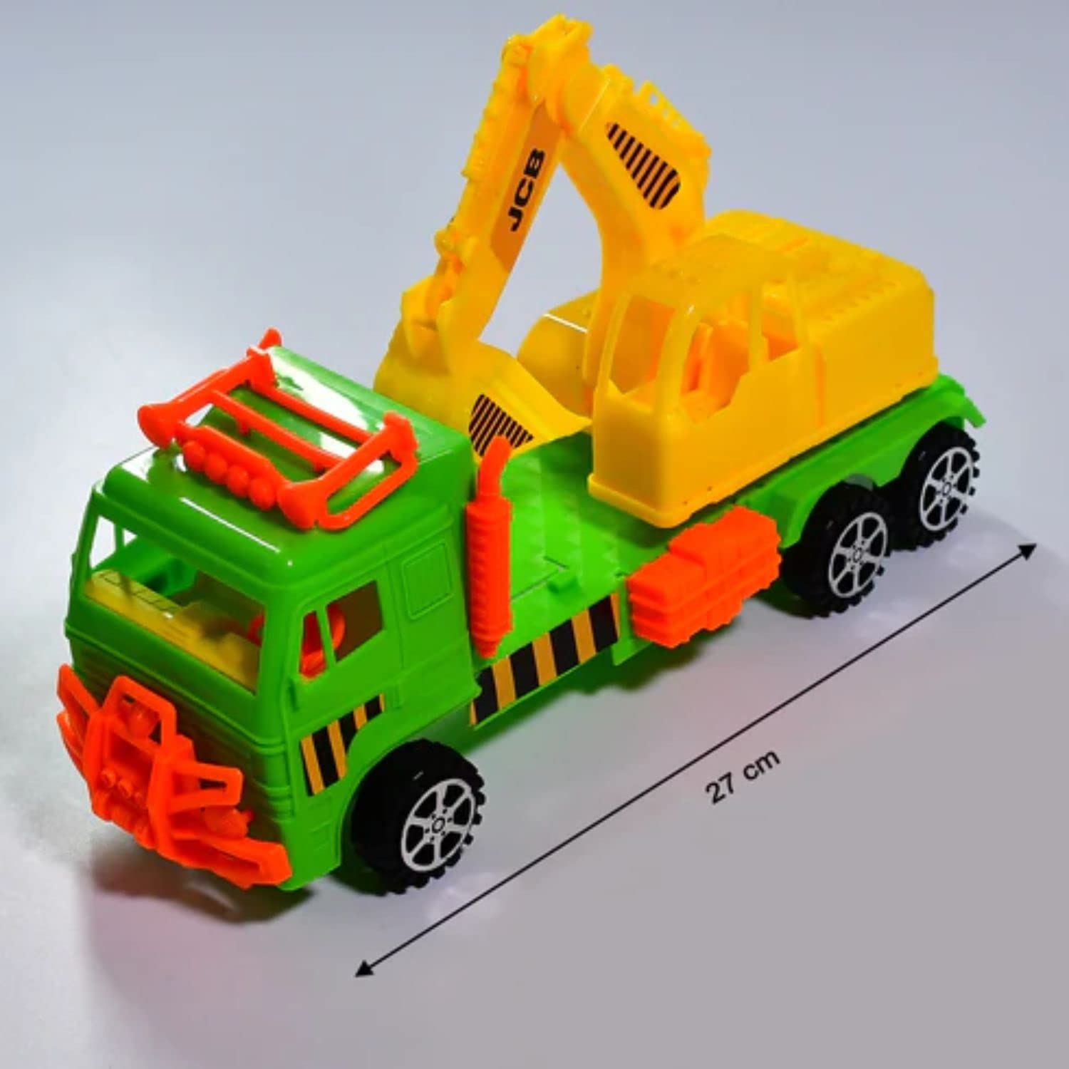 Kids Mandi: plastic cement mixer JCB truck toy vehicle for kids