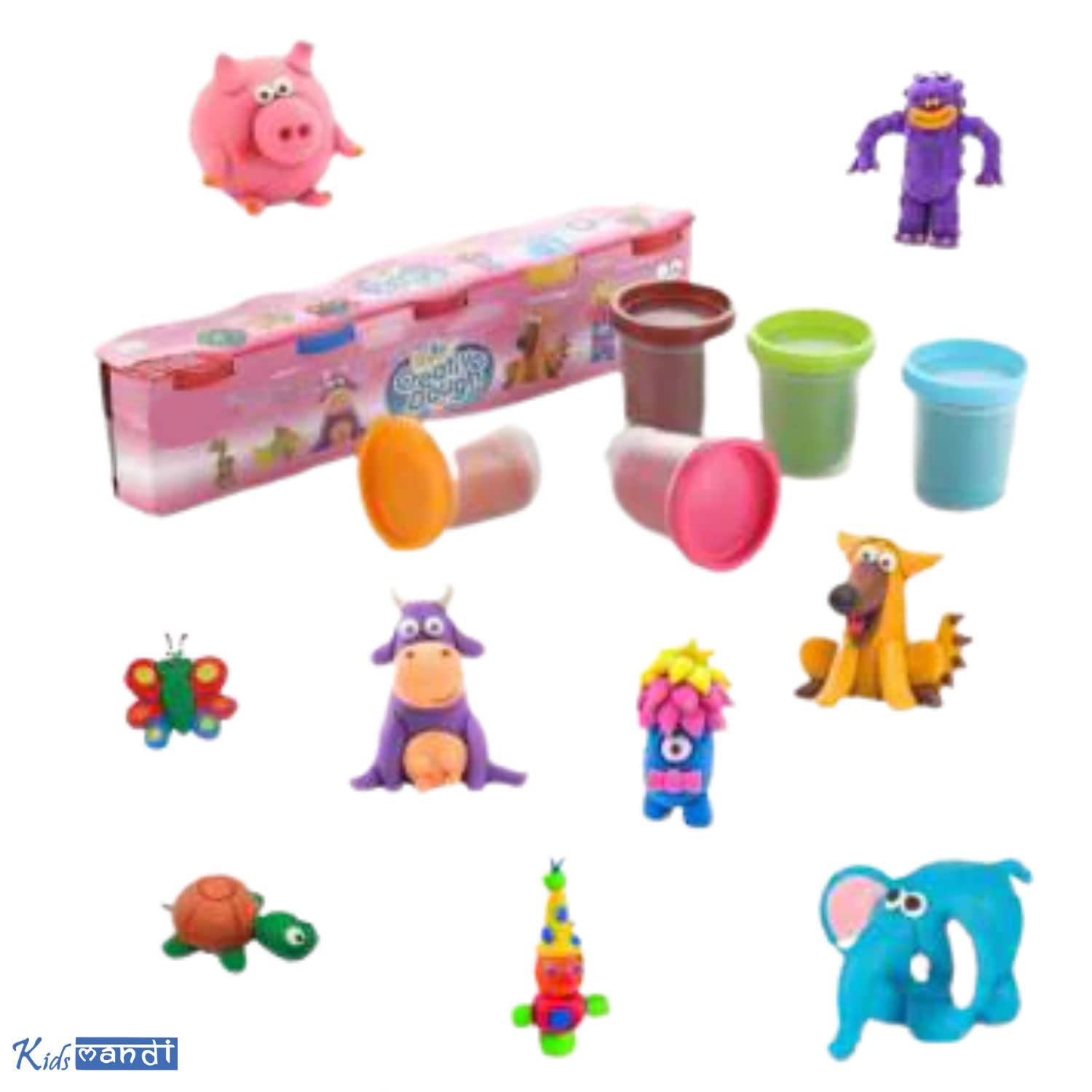 Kids Mandi dough compound case of colors non-toxic assorted ages 2 and up multicolor.