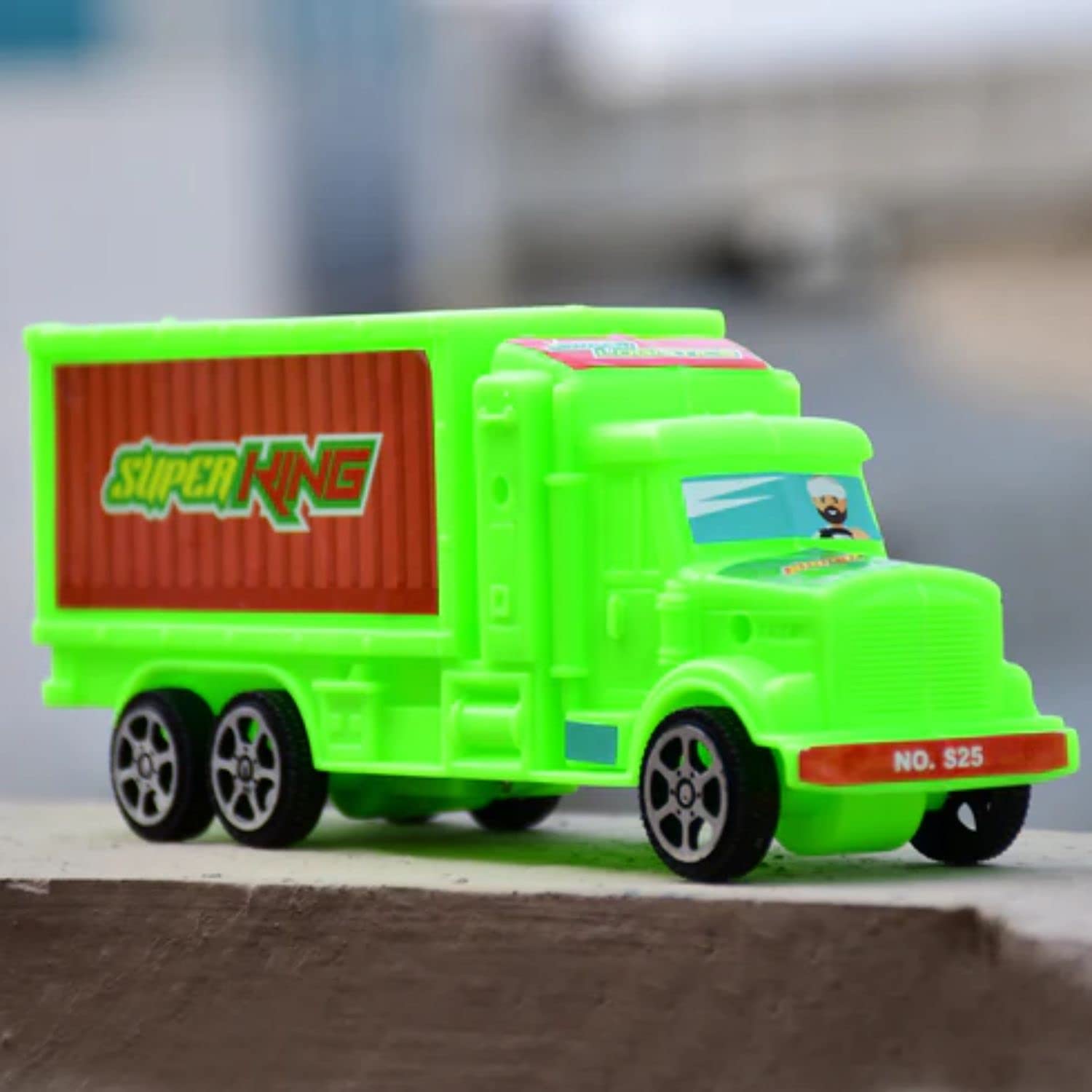 Kids Mandi: plastic cement mixer JCB truck toy vehicle for kids