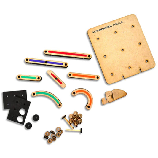 Kids Mandi wooden alphabet construction puzzle toys for kids.