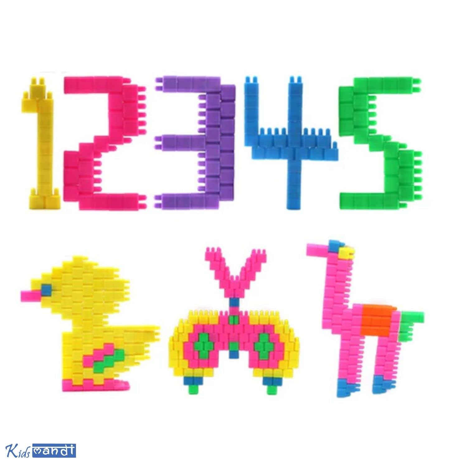 Kids Mandi - 88 pcs building blocks educational toy.