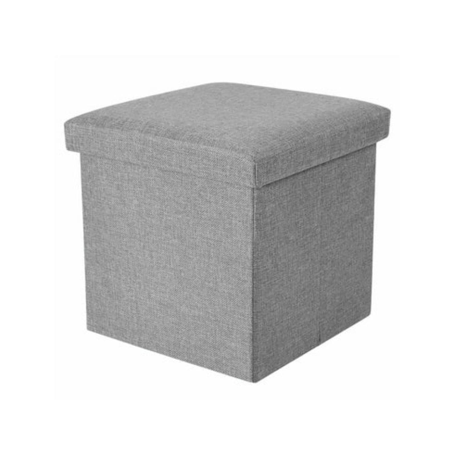 Kids Mandi cube shape stool with storage and cushion, versatile design.