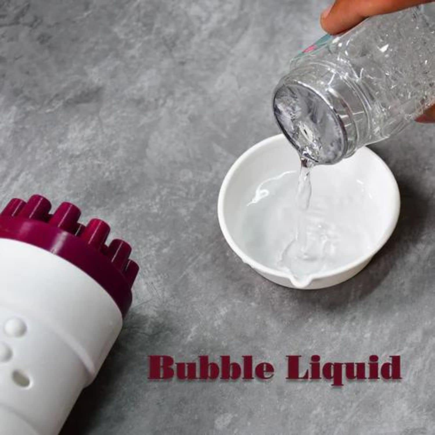 Kids Mandi Battery Operated Bubbles Gun Gatling Bubble Machine (10 words).