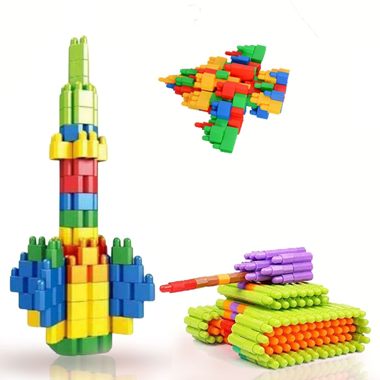Kids Mandi Blocks Game Constructive Play - Educational Toy Set