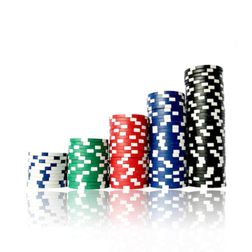 Kids Mandi Ceramic Poker Chips - Casino Texas Holdem Blackjack