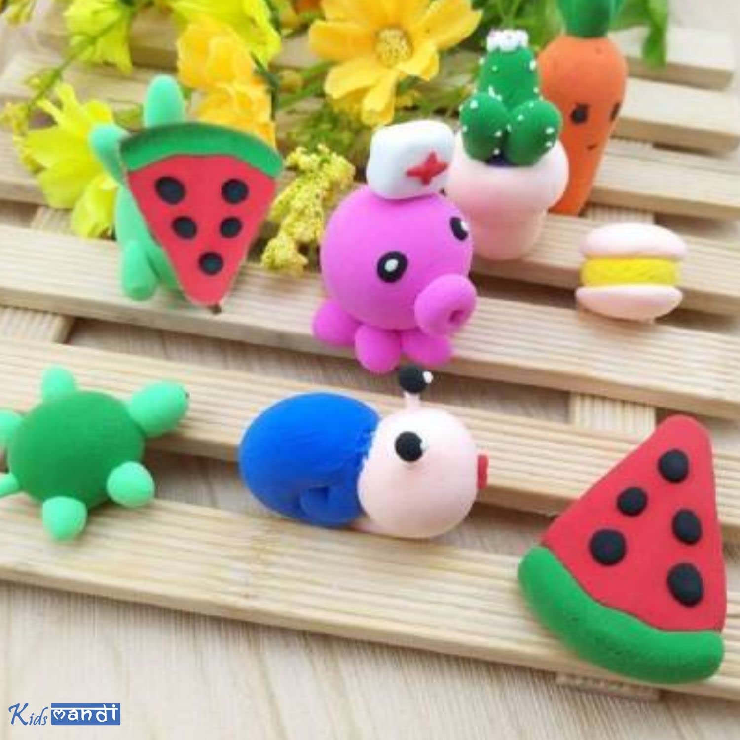 Kids Mandi dough compound case of colors non-toxic assorted ages 2 and up multicolor.