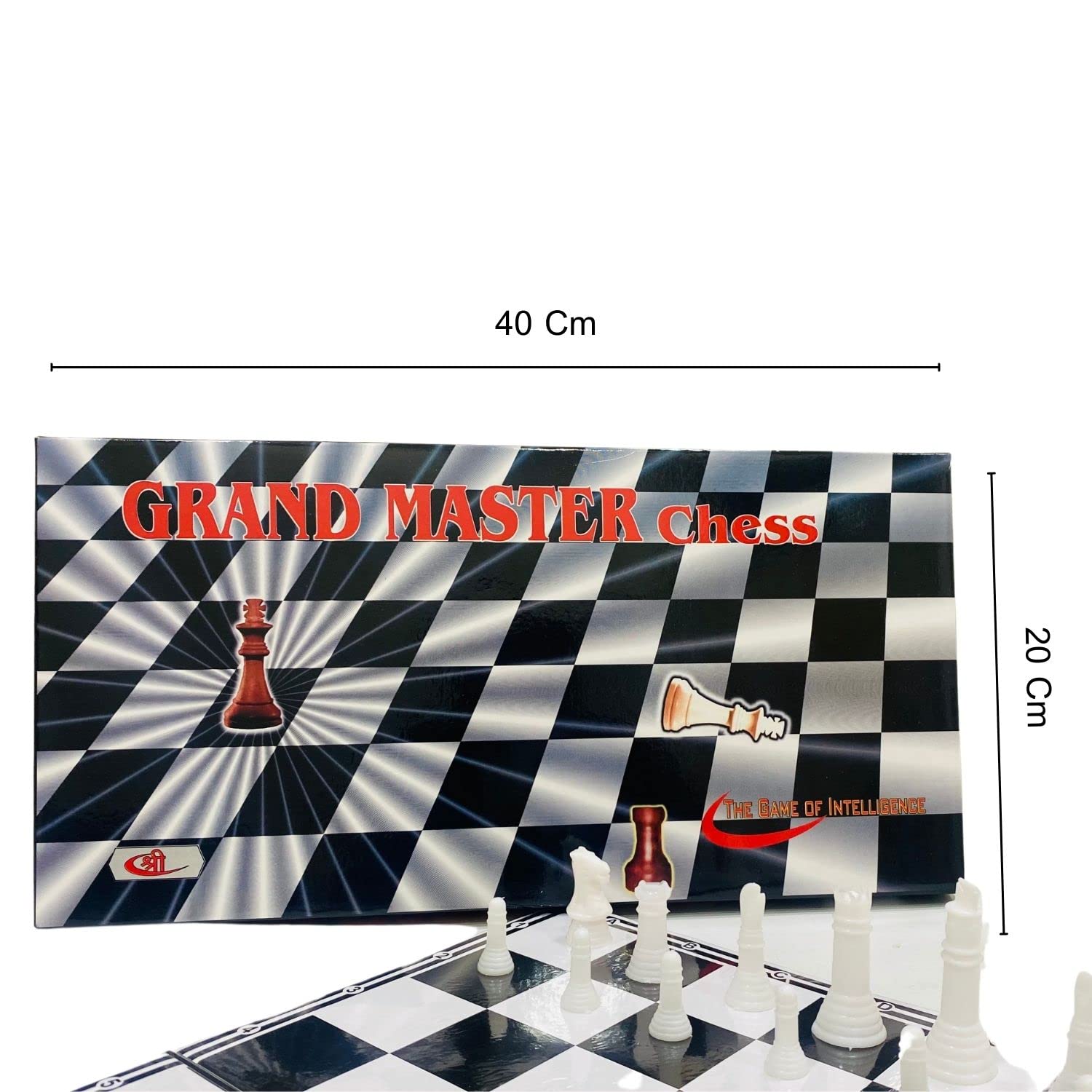 Kids Mandi premium foldable chess board game set for home.