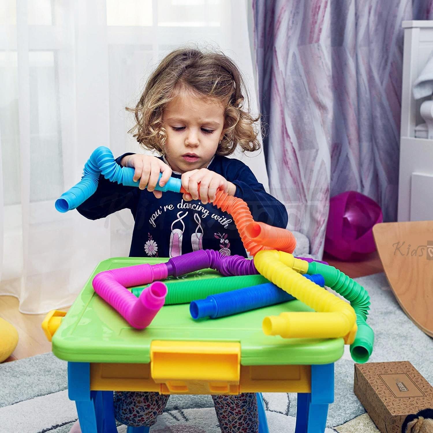 Kids Mandi Pop Tubes Sensory Fidget Toy for Autism.