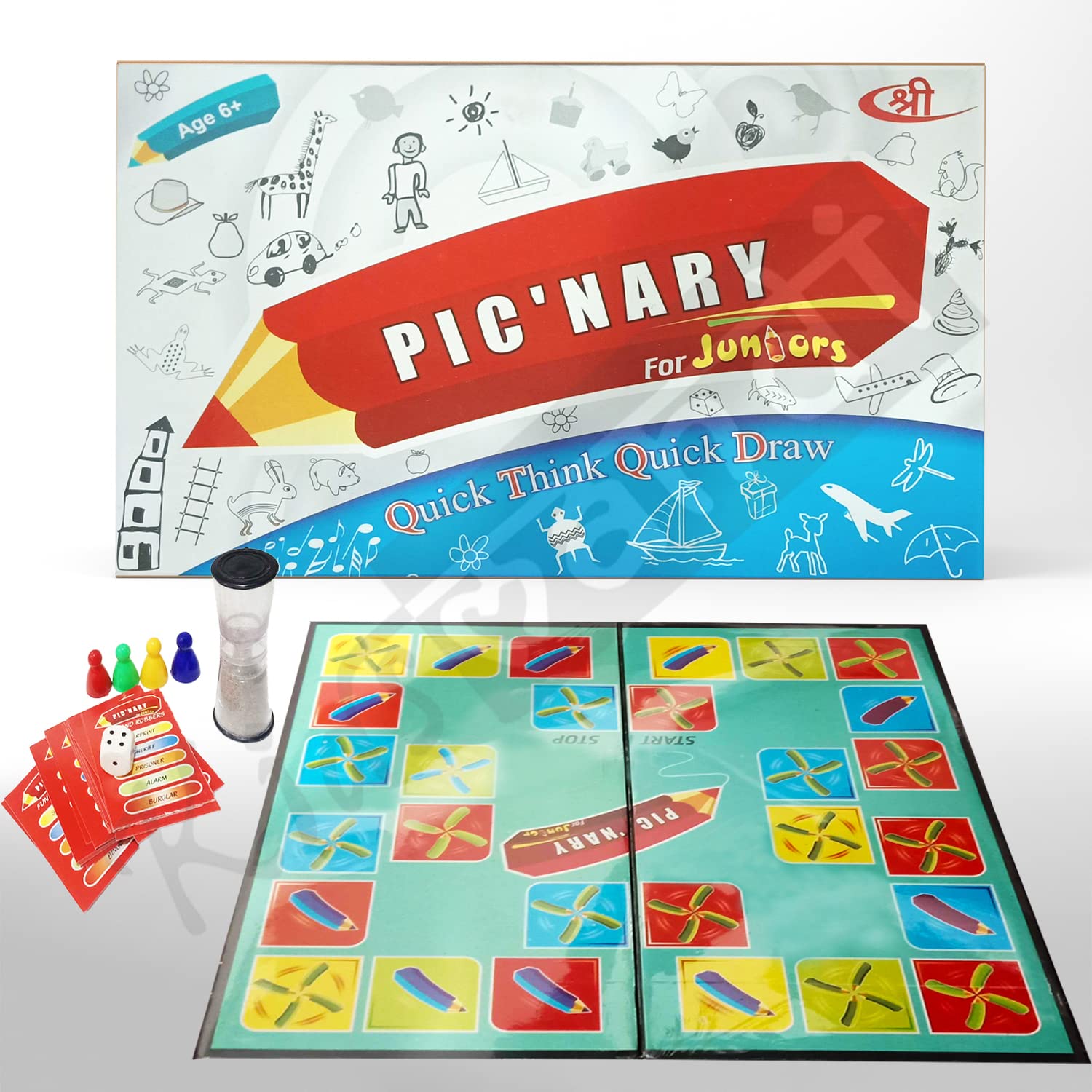 Kids Mandi Picnary Junior Game and Learning Kit for Kids.