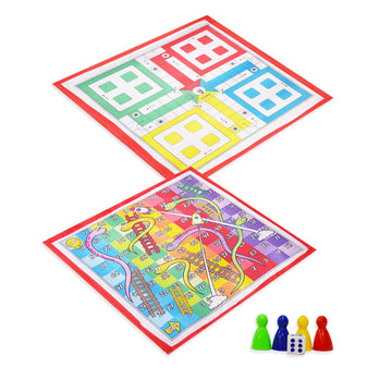 Kids Mandi Ludo Board Game Snake and Ladder Mat Game