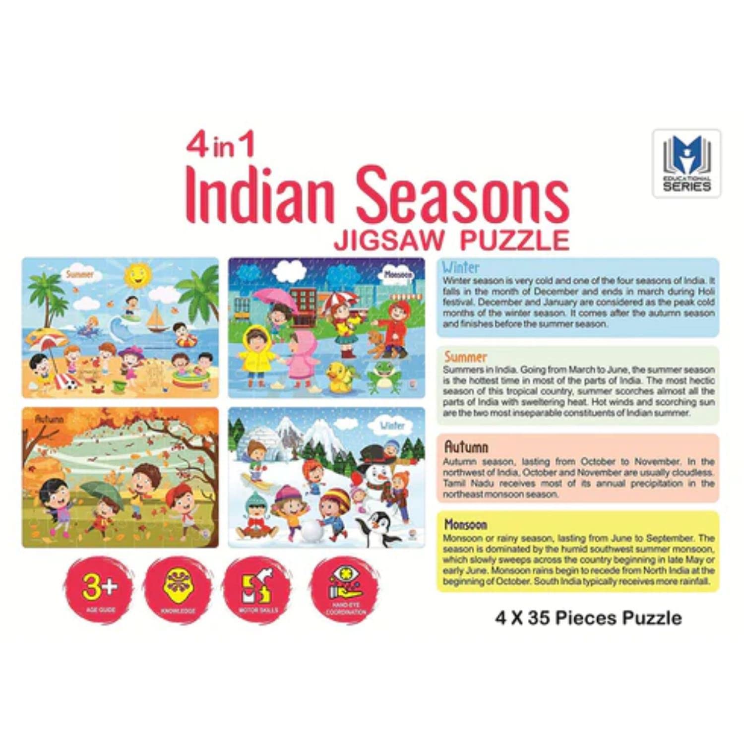 Kids Mandi Jigsaw Puzzle Game for Children with Different Sets
