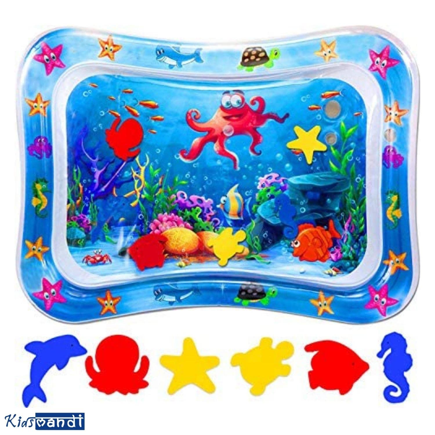 Kids Mandi tummy time mat water play for infants.