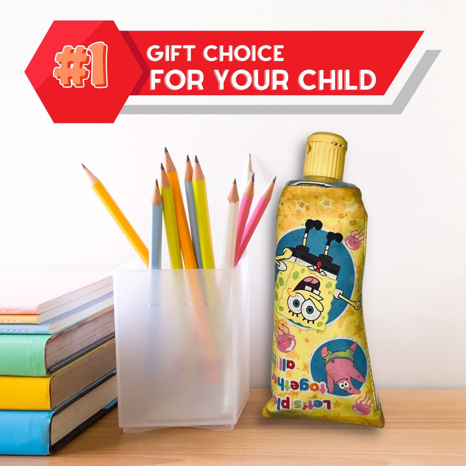 Kids Mandi pencil case, school stationery supply pouch for students.