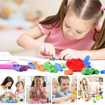 Kids Mandi dough compound case of colors non-toxic assorted ages 2 and up multicolor.