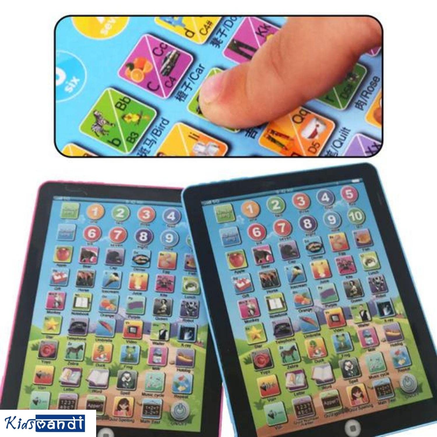 Kids Mandi Learning Pad - Educational toys for 3-6 years.
