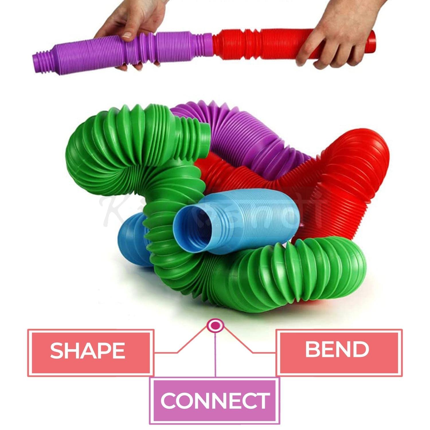Kids Mandi pop tubes sensory fidget toy - stress reducer.