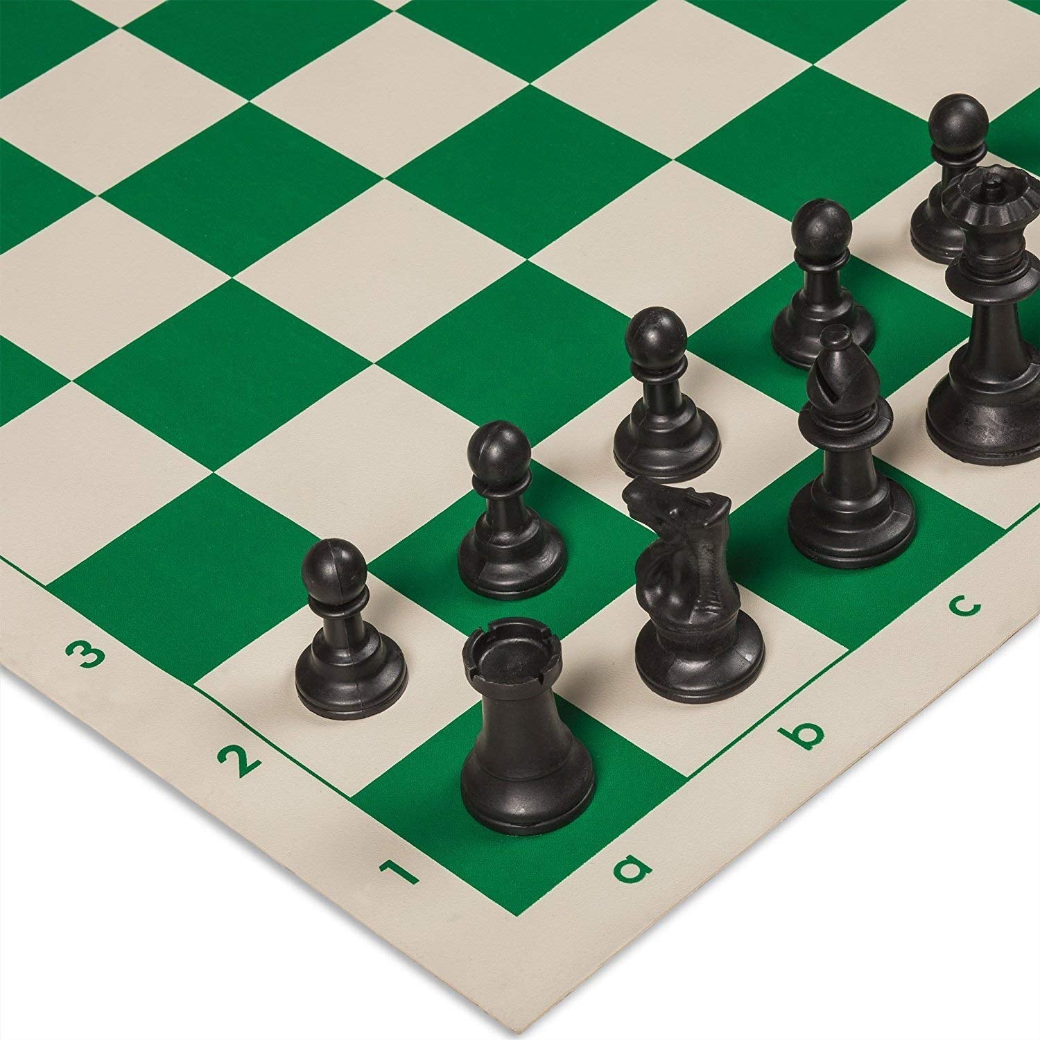Kids Mandi 17 x 17 Tournament Chess Set with Plastic Filled Chessmen
