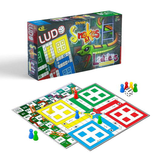 Ludo Snake and Ladder Board Game 10 Inch