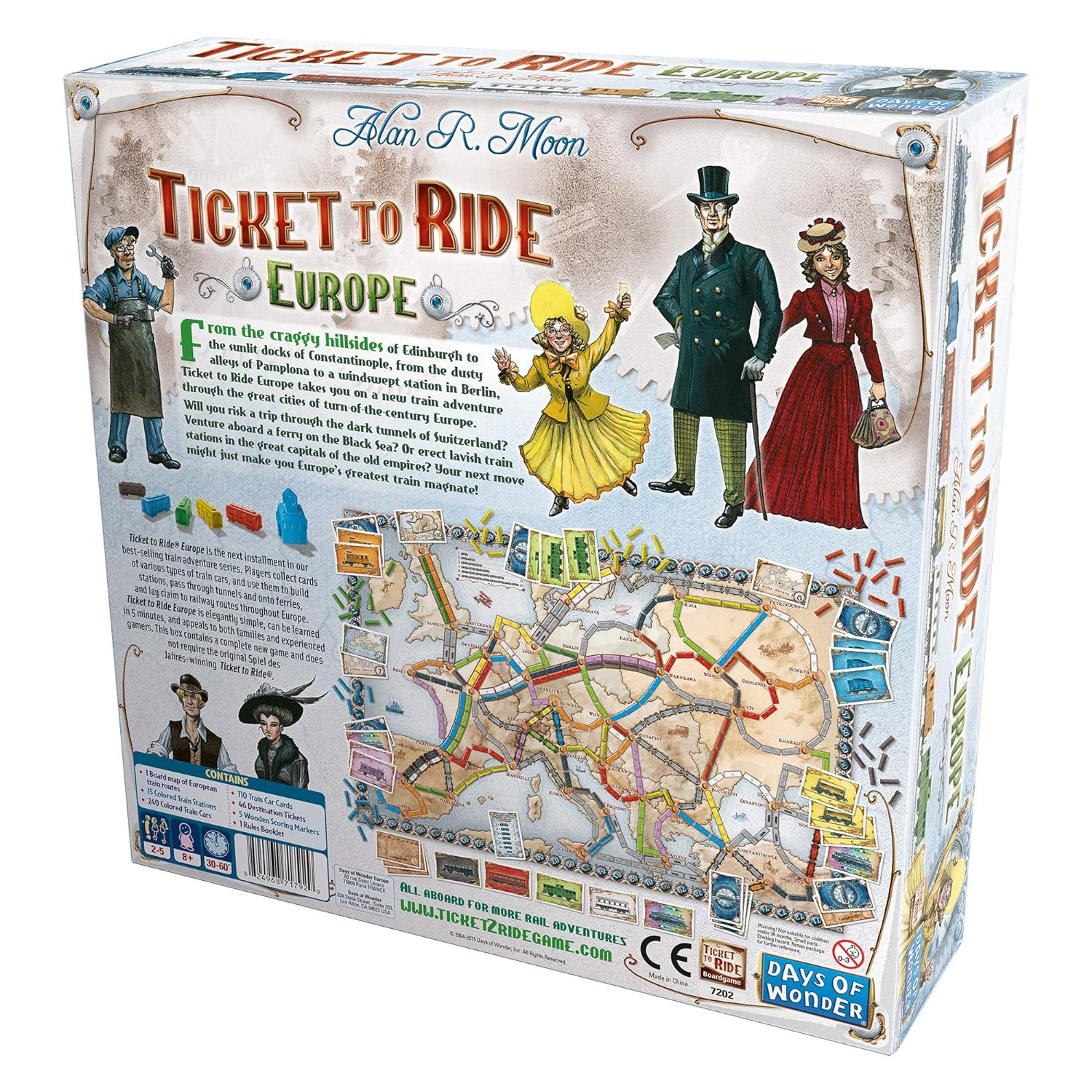 KIDS MANDI - Ticket to Ride Europe Game - Family fun