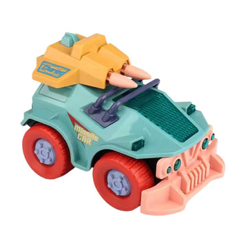 Kids Mandi Military Armoured Vehicle Toys, Electric Missile Launcher Tank Toy with 360 Degree Rotating Universal Wheel, Flashing Lights & Sound Toys Vehicles for 3+ Year Old Kids, Boys (Random Color)