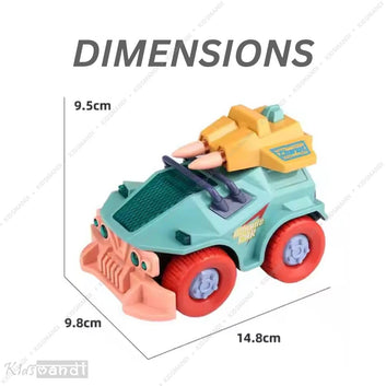 Kids Mandi Military Armoured Vehicle Toys, Electric Missile Launcher Tank Toy with 360 Degree Rotating Universal Wheel, Flashing Lights & Sound Toys Vehicles for 3+ Year Old Kids, Boys (Random Color)