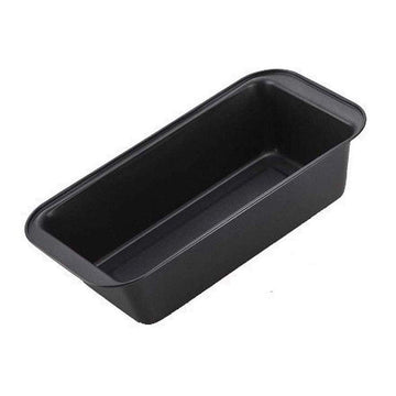 Mundal Medium Non Stick Carbon Steel Baking Tray Loaf pan Bread Mould Baking Black (Pack of 1)
