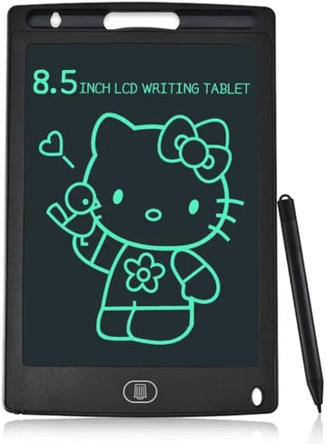 Kids Mandi LCD Writing Tablet 8.5 Inch – Smart Reusable Digital Slate for Kids | Learning, Drawing & Practice Pad with Stylus