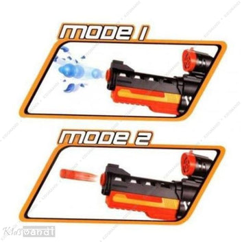 Kids Mandi Conqueror 3-in-1 Powerful Toy Gun for Kids | Crystal Soft Bullet Blaster | Multicolor Action Role Play Toy