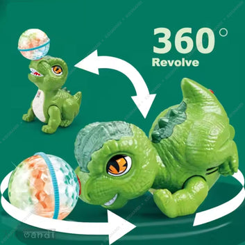 Kids Mandi Dinosaur Toy with Light & Sound Effects | Interactive Roaring Dinosaur Action Figure