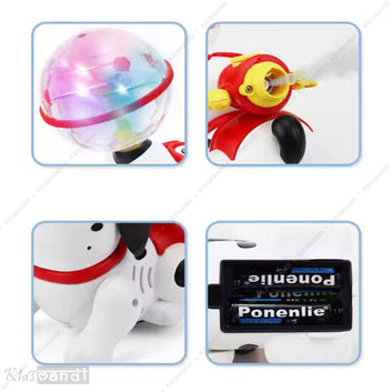 Kids Mandi® Dancing Flashing Toy for Toddlers | Rotating LED Light-Up Music Player with Fun Dance Moves | Battery Operated Interactive Educational Toy | Perfect for Kids’ Parties & Playtime