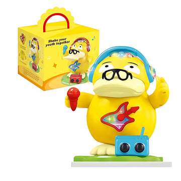 Kids Mandi Dancing Duck Toy with Lights & Sound | Musical Action Figure | Interactive Moving Toy for Kids, Birthday Return Gift