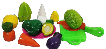 Slice & Play Vegetable Set | Interactive Pretend Play Toy with Realistic Sliceable Vegetables