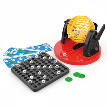 Kids Mandi Classic Bingo Lotto Game – Ultimate Family & Friends Fun Pack with Number Matching, Rotating Cage, Colorful Bingo Cards & Counters | Perfect Game for Kids & Adults