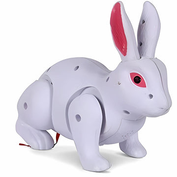 Kids Mandi® Walking Jumping Rabbit Toy - Interactive Bunny, Battery Operated Animal Toy, for Toddlers, Kids, and Babies, Fun Playtime Companion