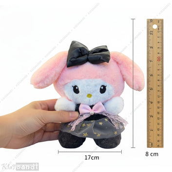 Kids Mandi® Kawai Melody Bow Frock Kitty - Pink, 17x8x22 CM, Cute Dress for Girls, Adorable Kitty Design, Perfect for Parties, Comfortable Fit, Trendy Fashion