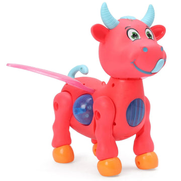 Kids Mandi Dancing Cow Musical Toy | Interactive Learning Toy with Light Effects for Kids