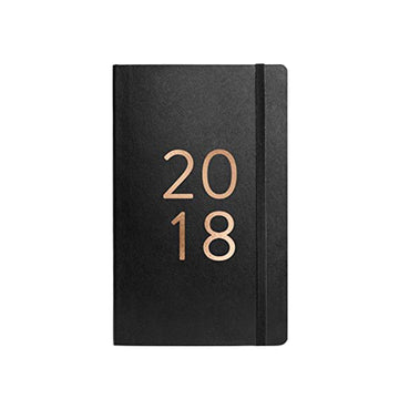 Kids Mandi Pocket Size Notebook Journal | Perfect for Corporate Gifts, Office Notes, Planner -120 Pages, 90gsm (Black, Year)